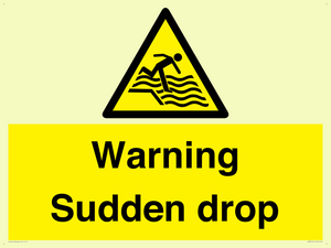Warning Sudden drop